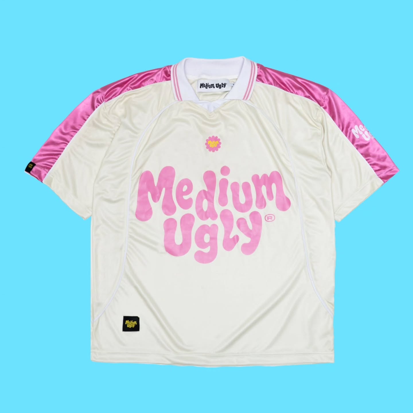 Bubblegum Jersey real product photo from Medium Ugly Instagram
