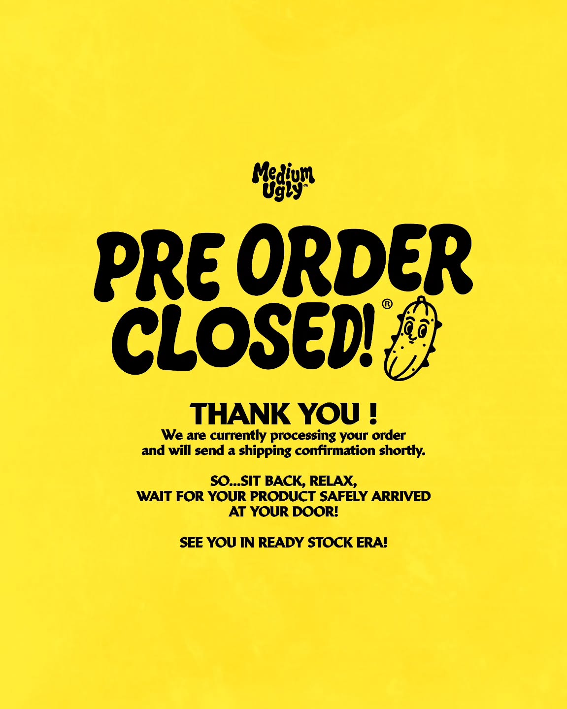 Pre-Order Closed Instagram tile
