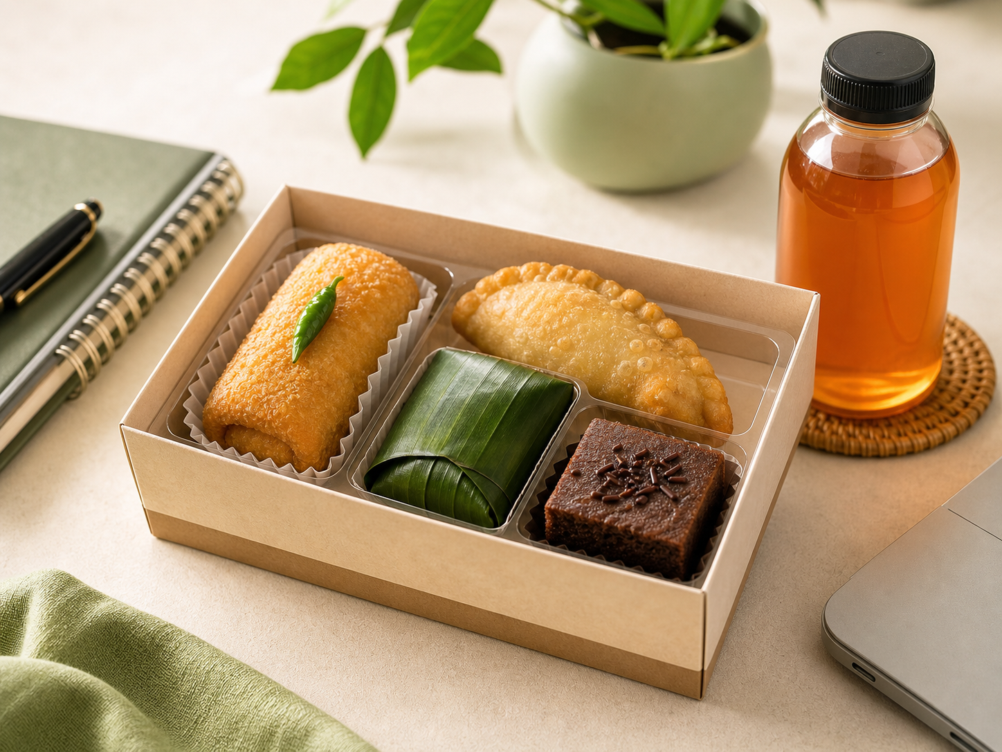 Meeting snack box for a coffee break session